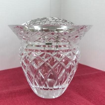 お値下げしました。HOYAクリスタルローズボール　花瓶