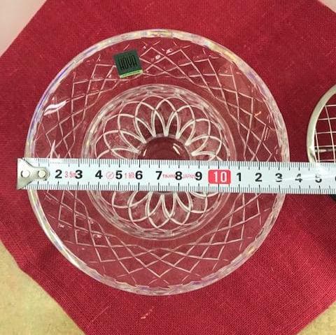お値下げしました。HOYAクリスタルローズボール　花瓶
