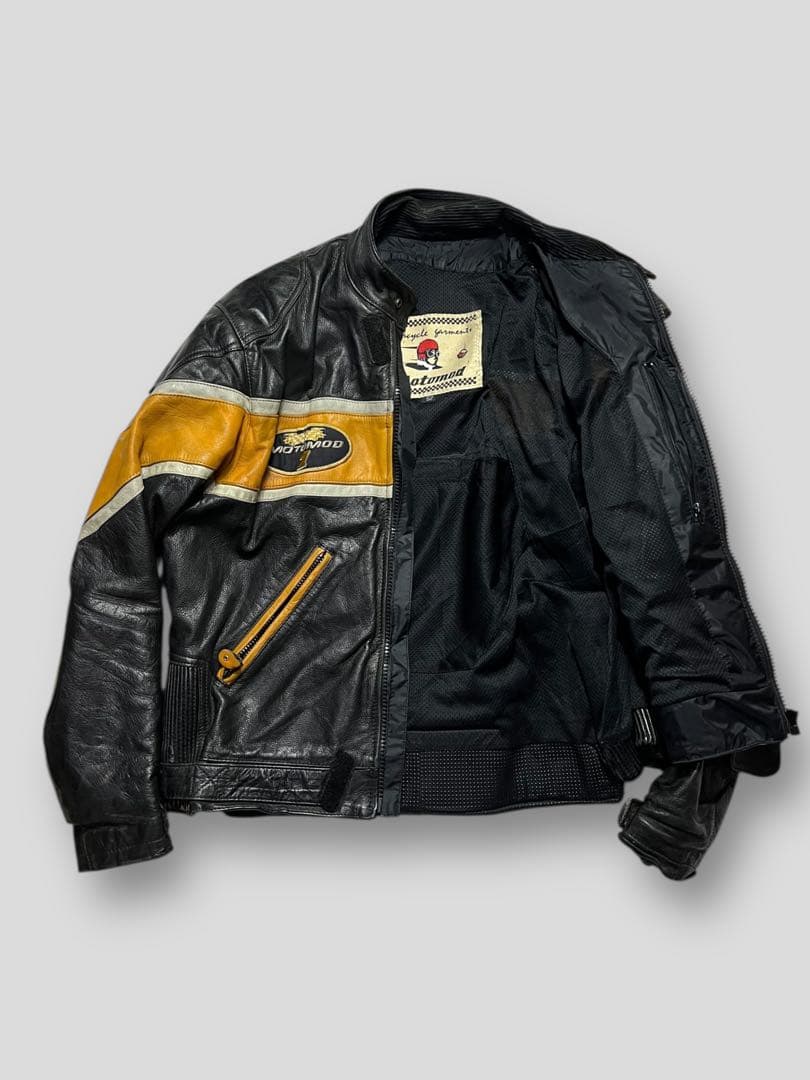 1990‘s Leather Riders Jacket Moto Mod
