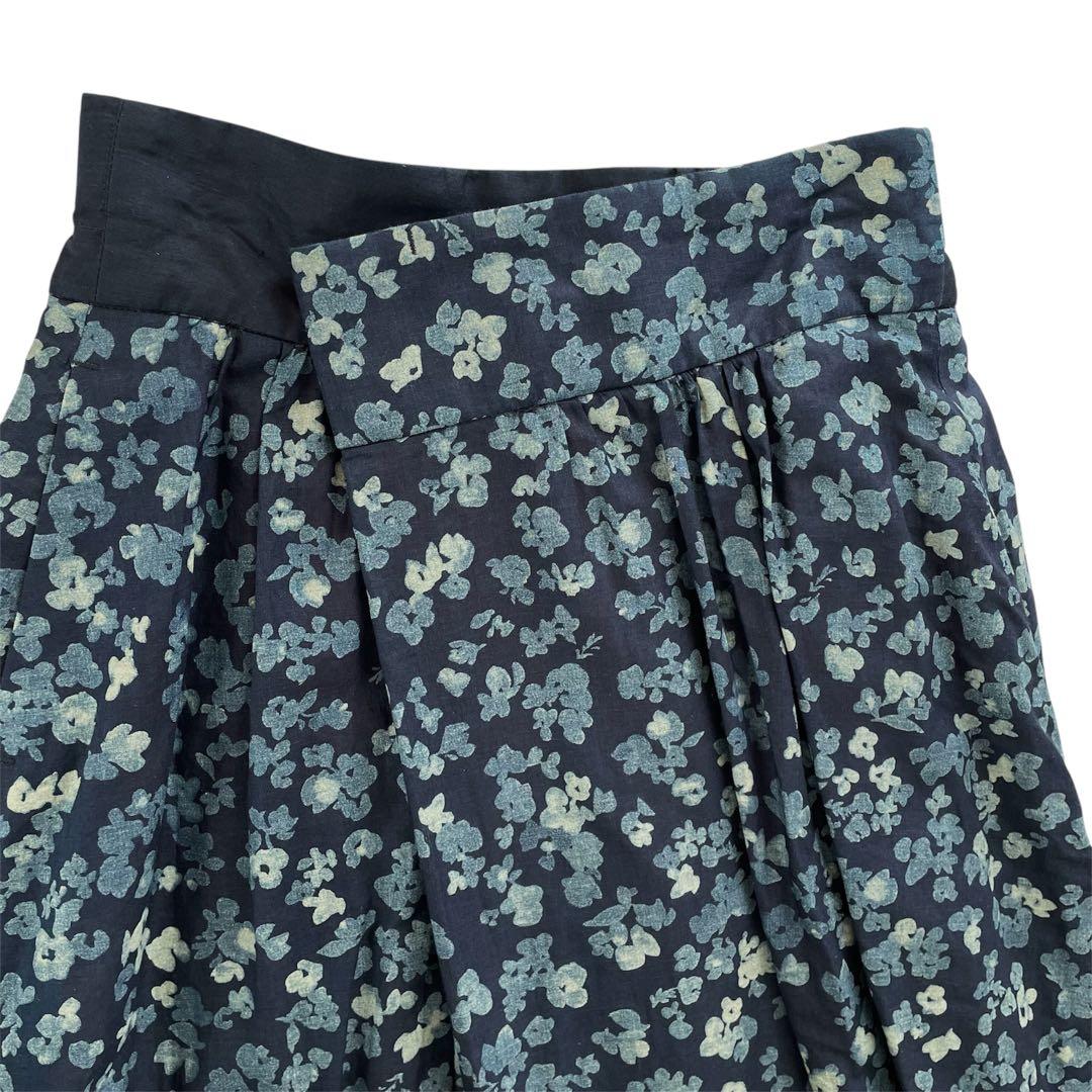 PAL'LAS PALACE パラスパレス　小花柄　日本製　後ろゴム　サイズ0