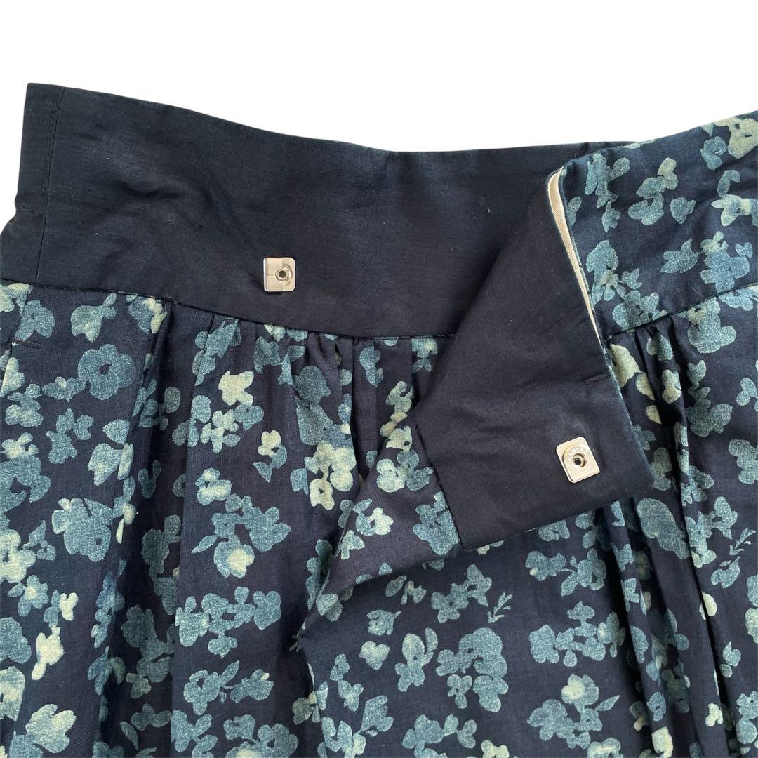 PAL'LAS PALACE パラスパレス　小花柄　日本製　後ろゴム　サイズ0