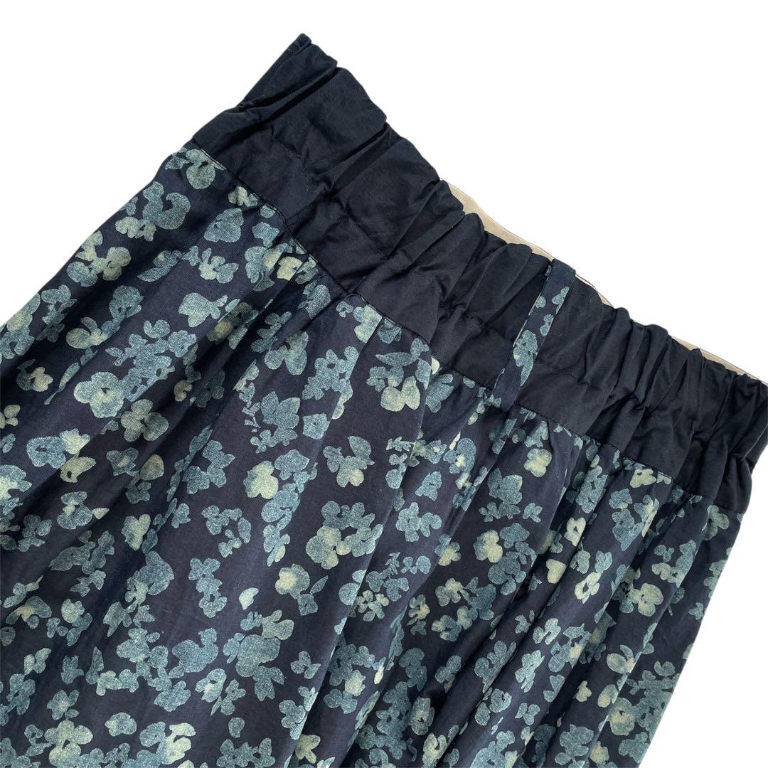 PAL'LAS PALACE パラスパレス　小花柄　日本製　後ろゴム　サイズ0