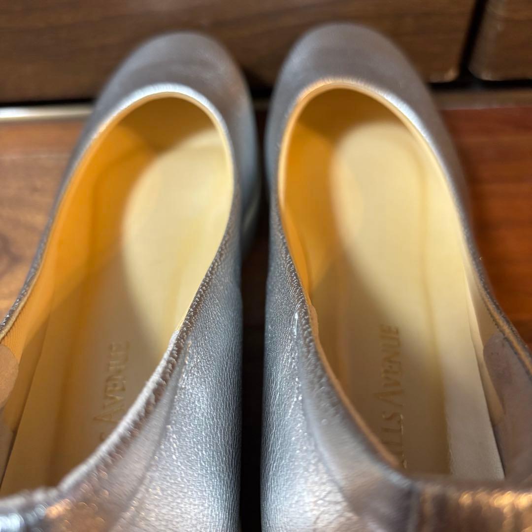 極美品★ヒルズアベニューHILLS AVENUE ウェーブソールシルバー22.5