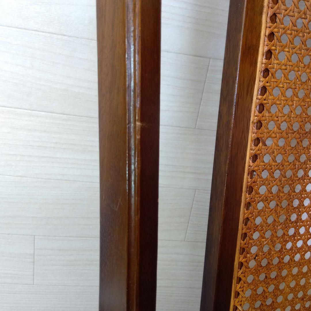 nic ニックチェーン　アンティーク　籐張り ダイニングチェア　希少