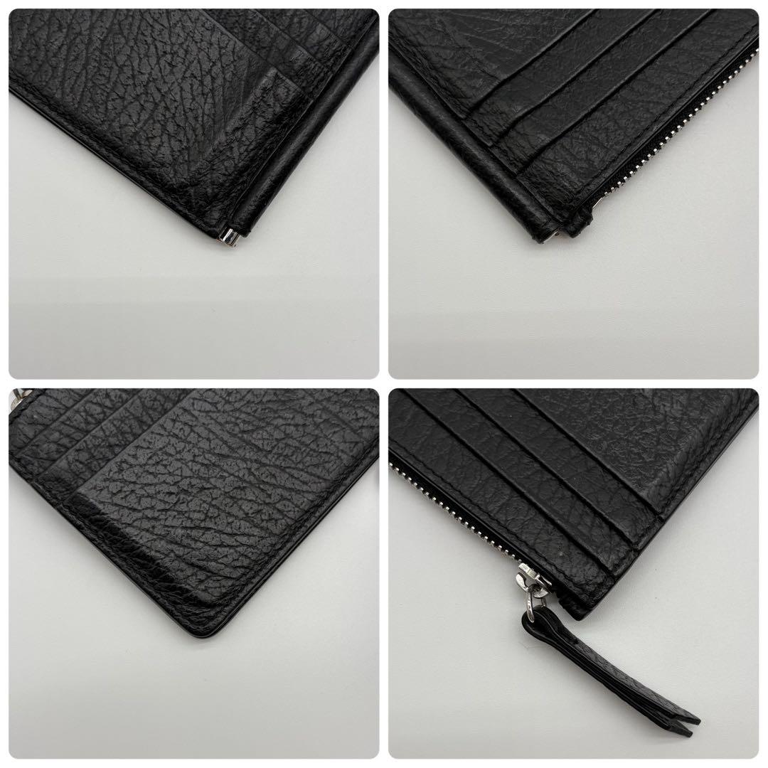 マルジェラ マネークリップ カーフスキン ブラック