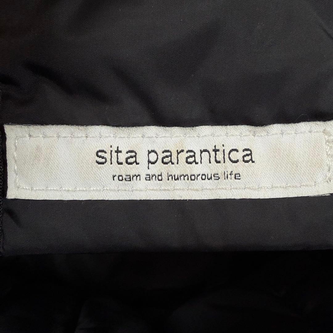 【美品】シータパランティカ　トートバッグ　ナイロン　ゴールド金具　ブラック