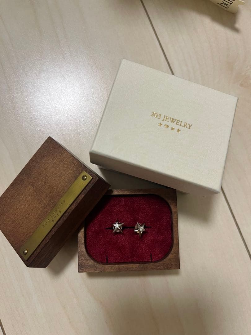 値下げ！203 JEWELRY 星型シルバーピアス