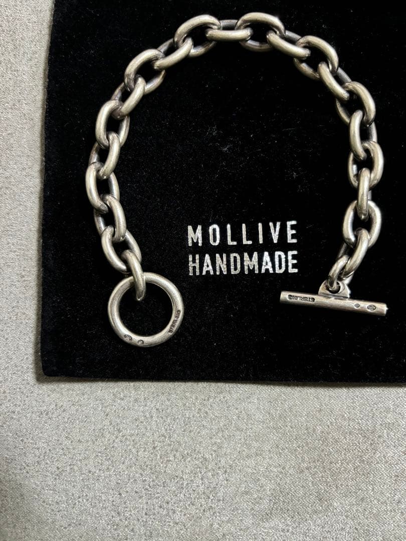 MOLLIVE ハンドメイド チェーンブレスレット