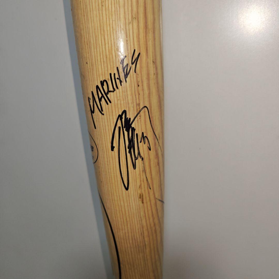 ナイキ 硬式 木製バット NPBマーク 千葉ロッテ 石井浩郎 サイン入り レア