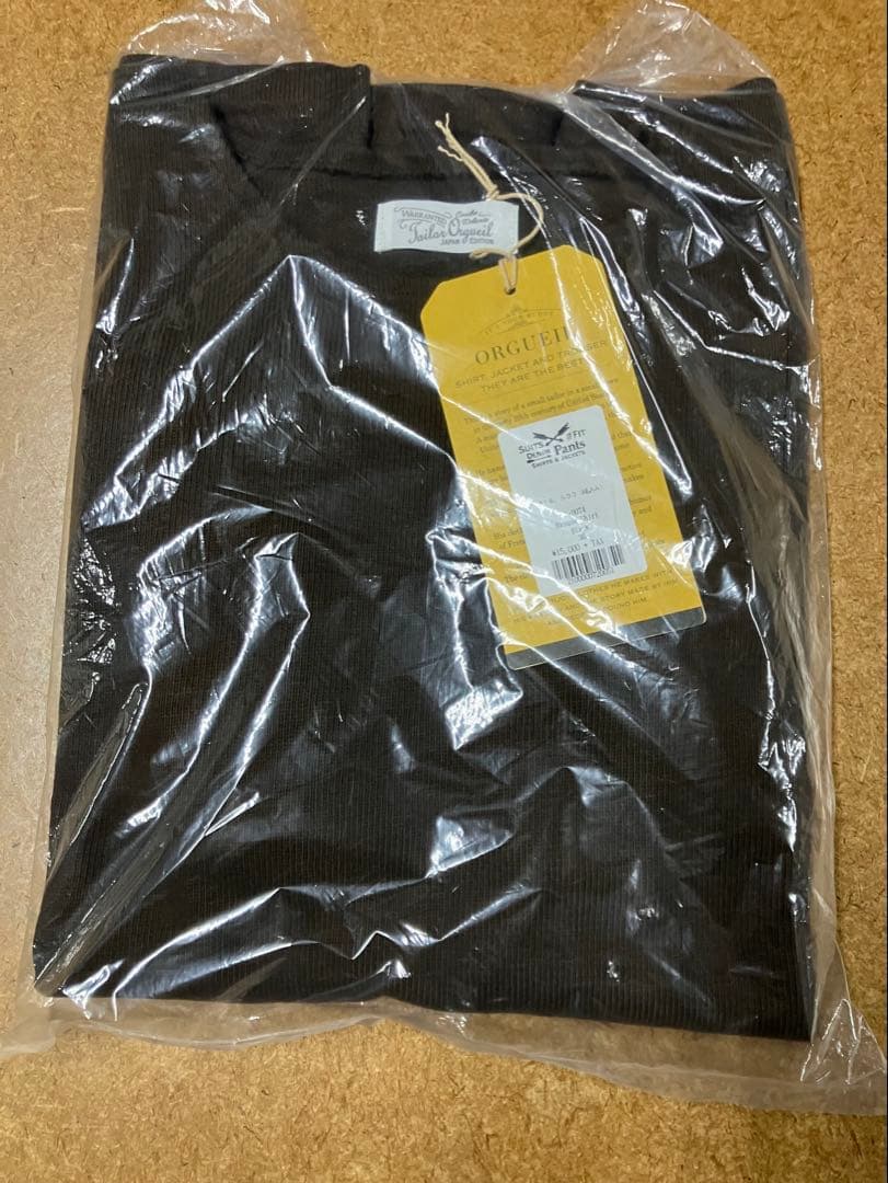 オルゲイユ　ＯＲー９０７４　バスクシャツ　３８　ブラック