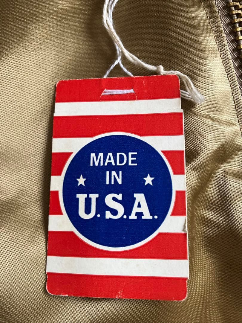 未使用 タグ付 90's MA-1 フライトジャケット USA製 アメリカ製