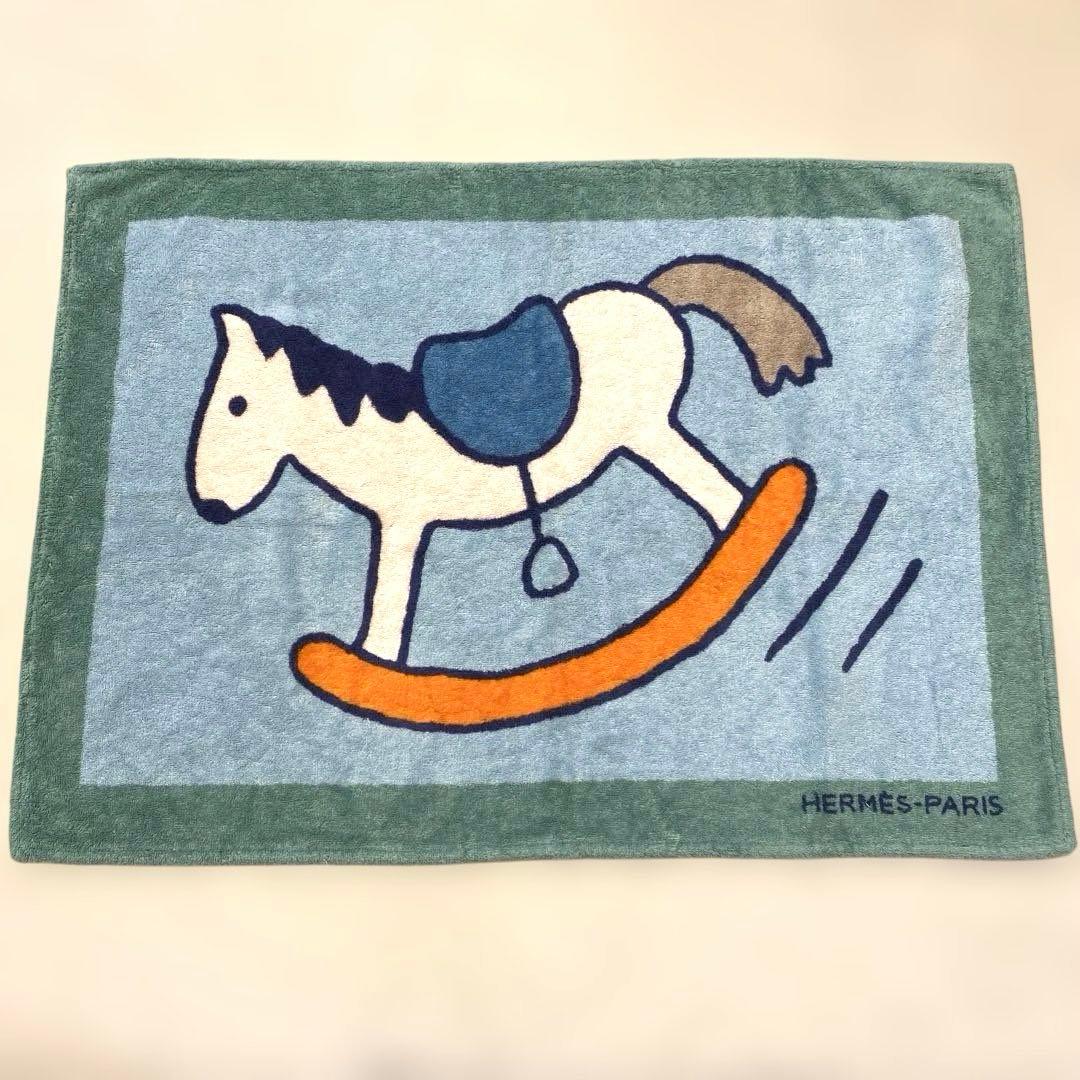 〈お値下げ中！〉エルメス　ベビー　タオル　アダダ　ビーチマット
