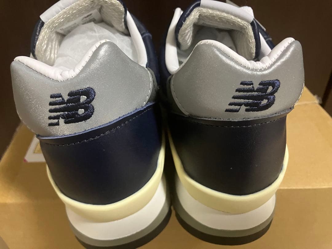 未使用品ニューバランス M996NCB USA製 ネイビー レザー 23.5cm