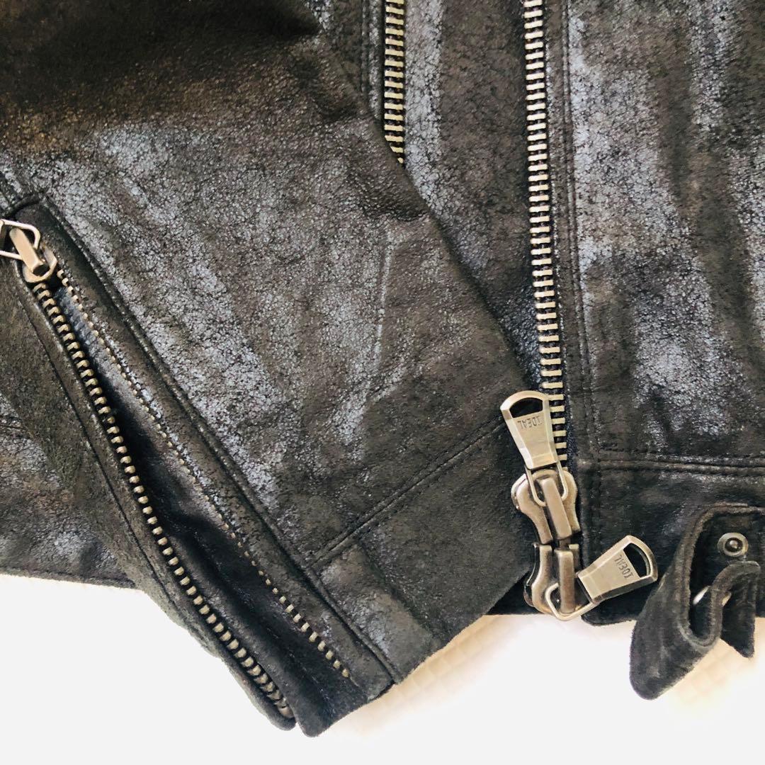 極美品！OF THE NEIGE STYLE 馬革 ダブルライダース 42 裏柄