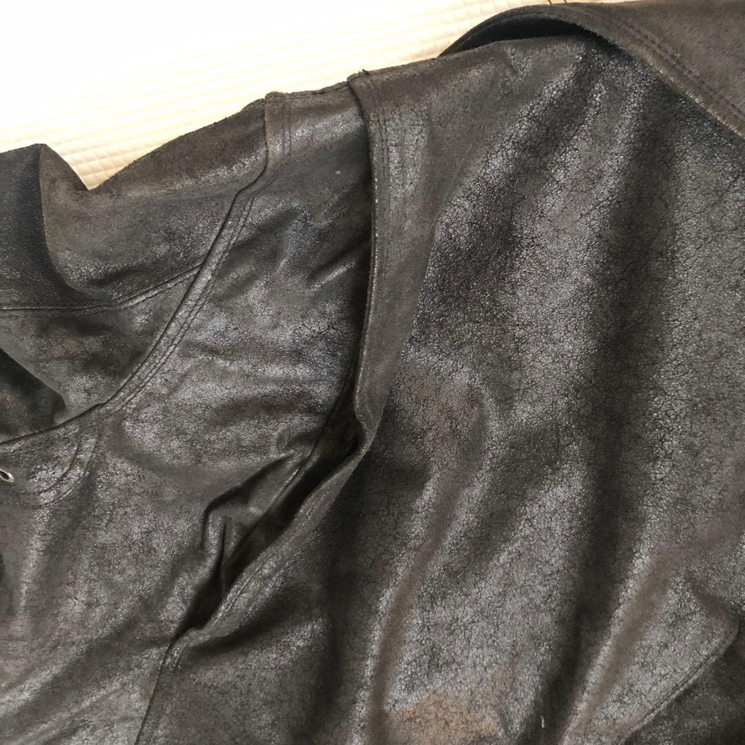 極美品！OF THE NEIGE STYLE 馬革 ダブルライダース 42 裏柄