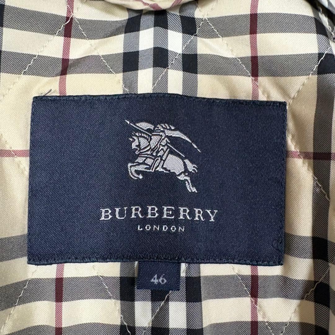 バーバリーロンドン　大きいサイズ　トレンチコート　チェック　ライナー　46
