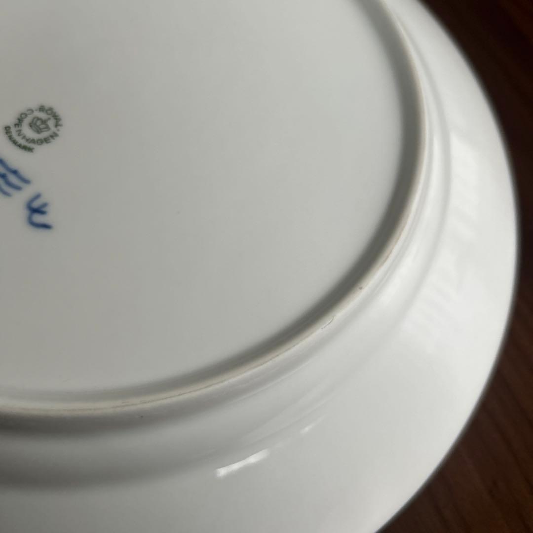 ロイヤルコペンハーゲン　ブルーフルーテッド　ハーフレース　プレート　大皿