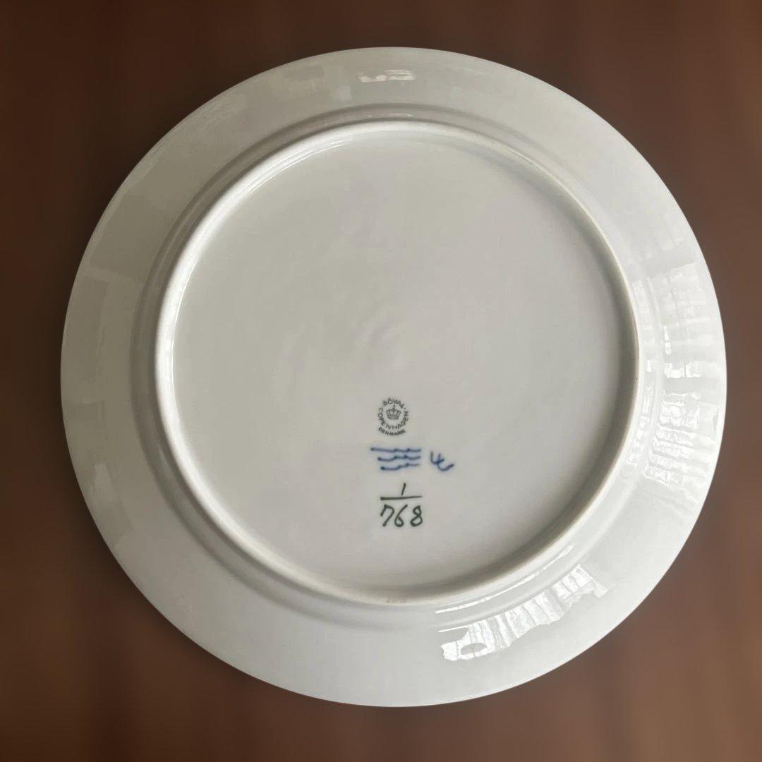 ロイヤルコペンハーゲン　ブルーフルーテッド　ハーフレース　プレート　大皿