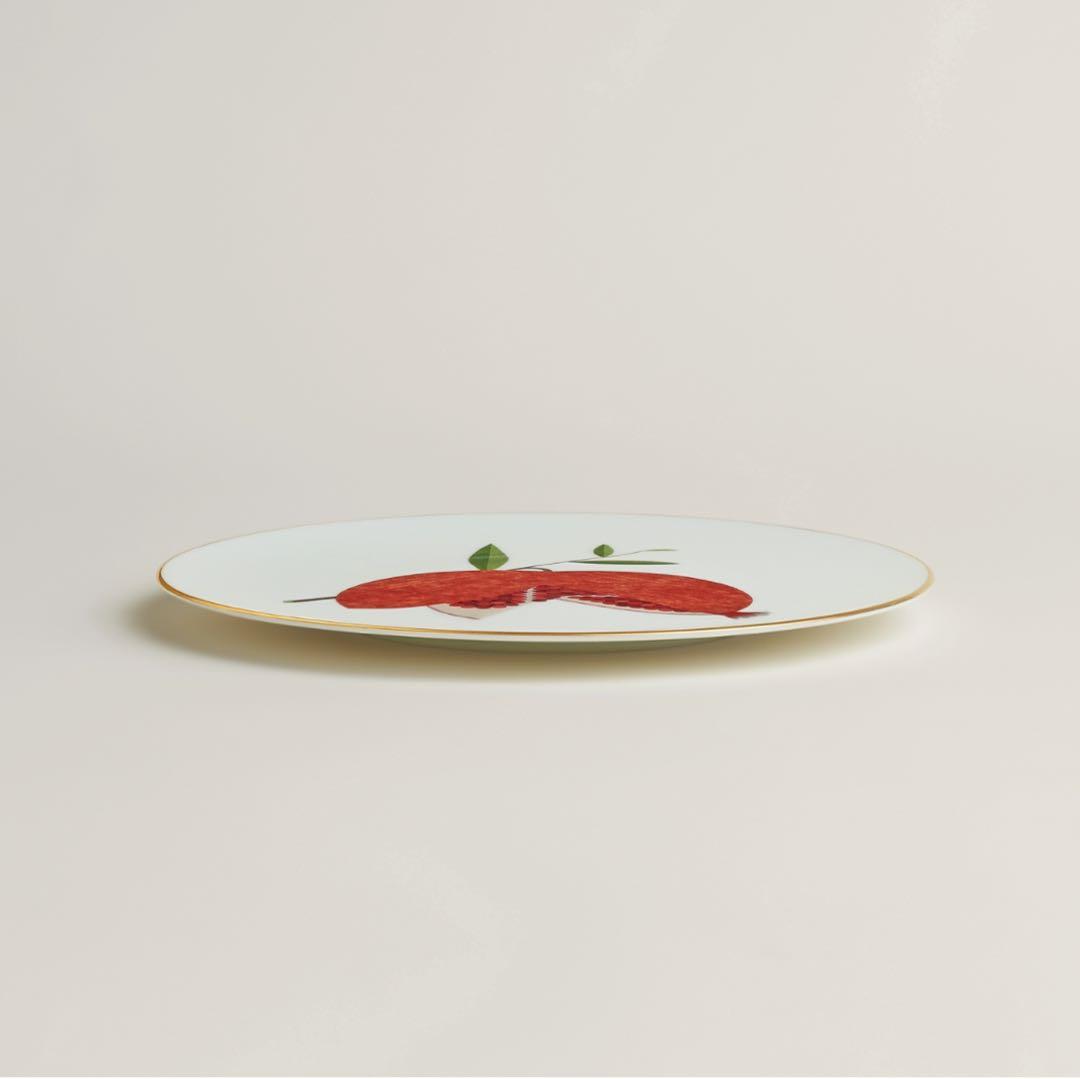 新品未使用品　エルメス デザートプレート 〈カオルミ〉　ザクロ