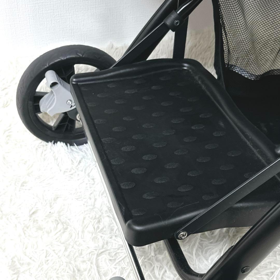 極美品 KATOJI カトージ 二人乗り 二人でゴーDX　レインカバー付　デニム