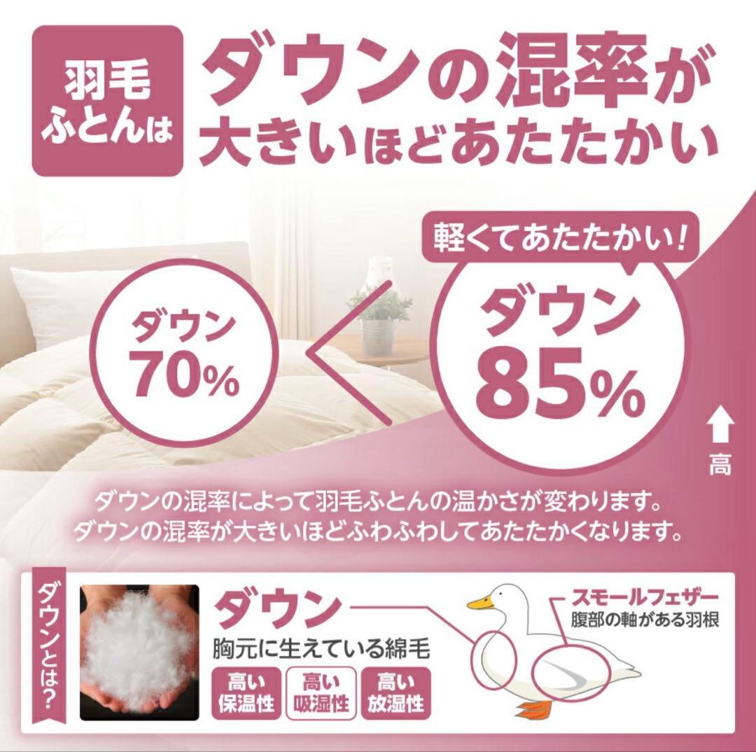 新品【甲州羽毛ふとん】洗える羽毛肌掛けふとん(シングル)