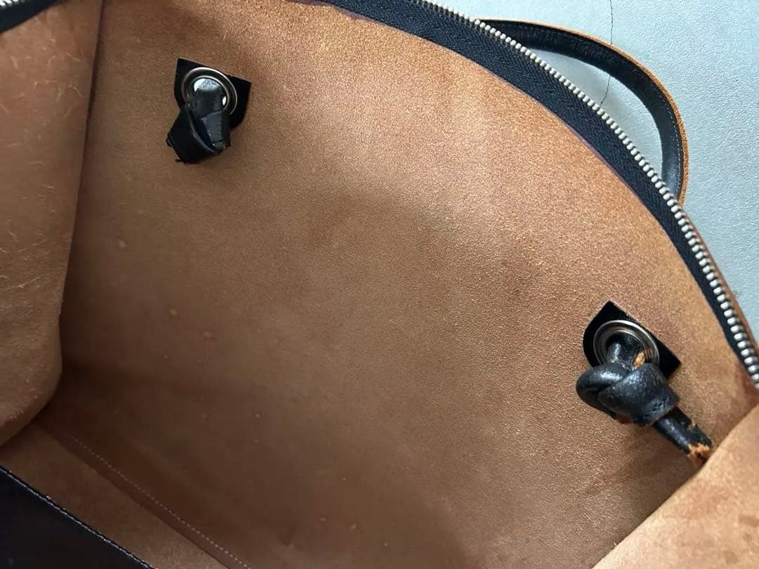 コムデギャルソン　ブラックレザー　ドクターバック　黒　本革