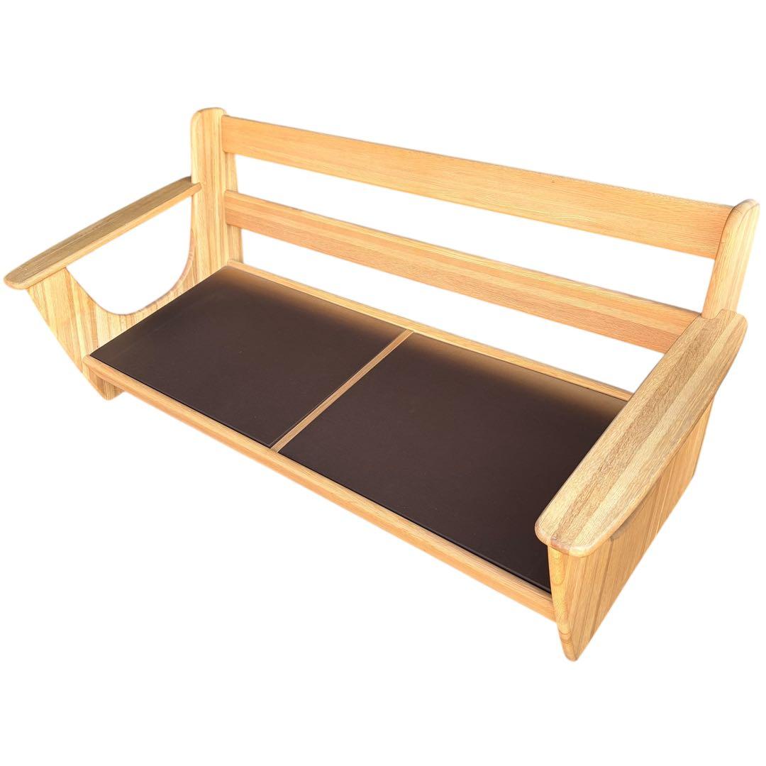 極美品 飛騨産業 baguette life バゲット ライフ 3人掛け ソファ