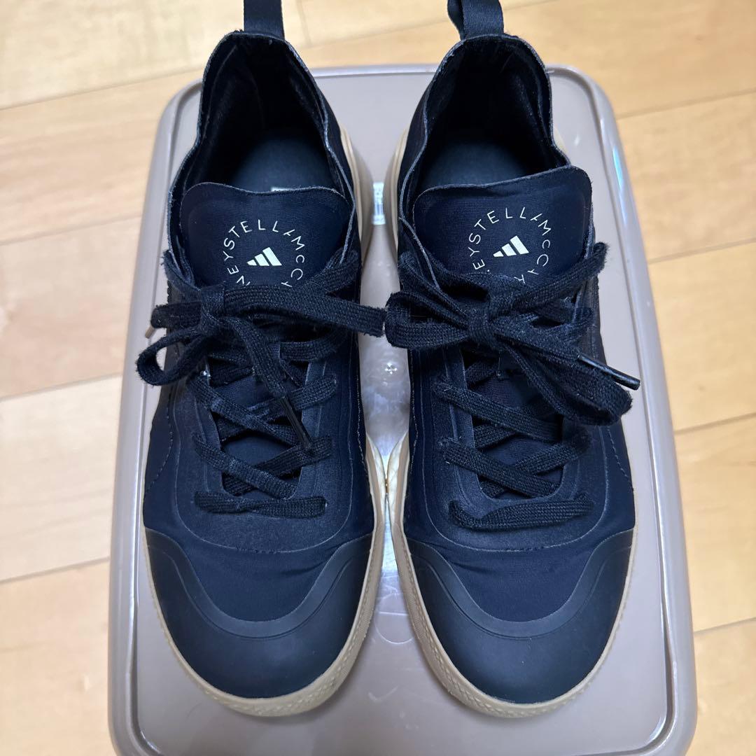 adidas アディダス　ステラマッカートニーコラボ シューズサイズ24cm 黒