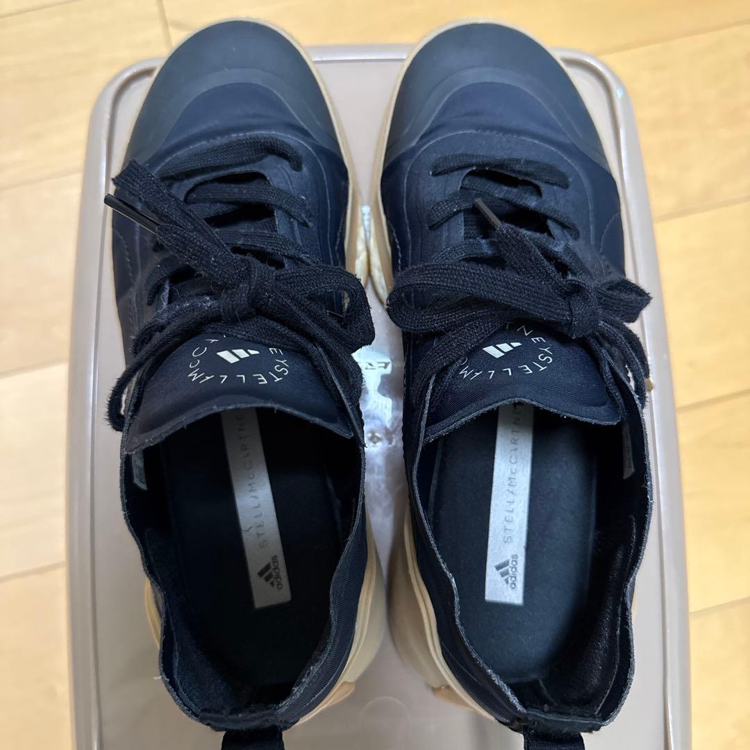 adidas アディダス　ステラマッカートニーコラボ シューズサイズ24cm 黒