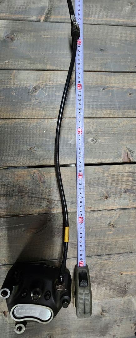 ハーレー４Pブレーキキャリパー　マスターシリンダー　メッシュホース　セット