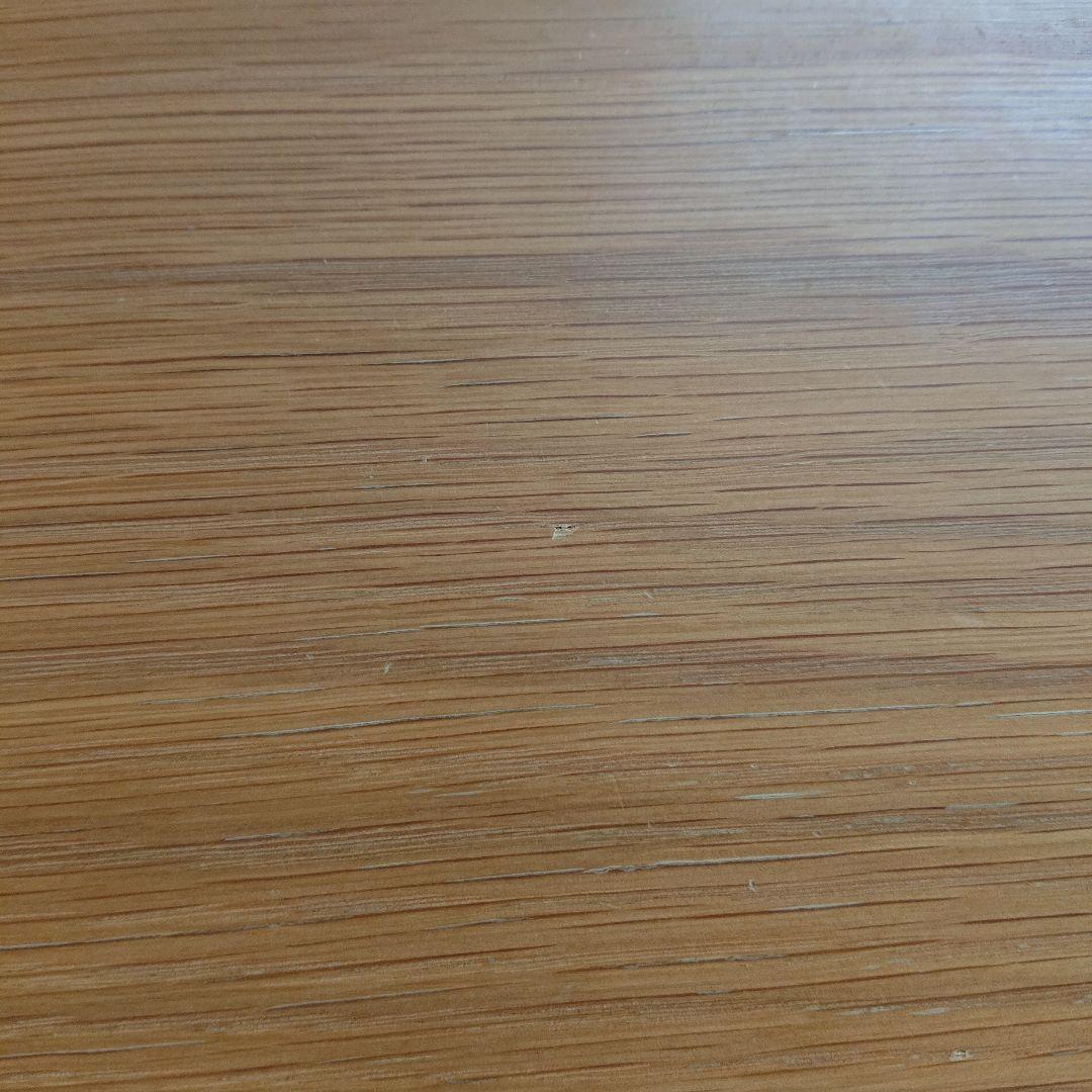 無印 木製 テーブル 天板 オーク材 120cm×60cm 脚 72cm