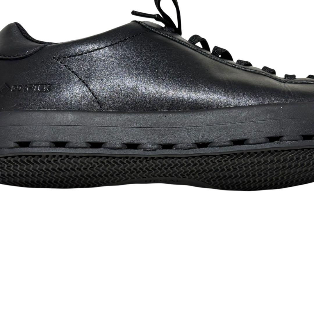 極美品☆リーガル／REGAL☆レザースニーカー ゴアテックス ブラック 男女兼用