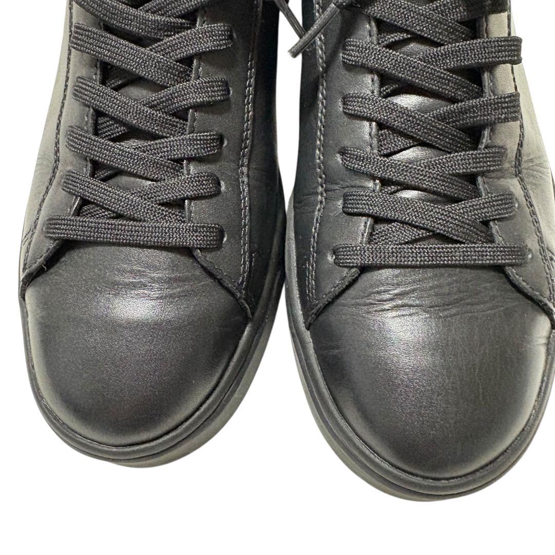 極美品☆リーガル／REGAL☆レザースニーカー ゴアテックス ブラック 男女兼用