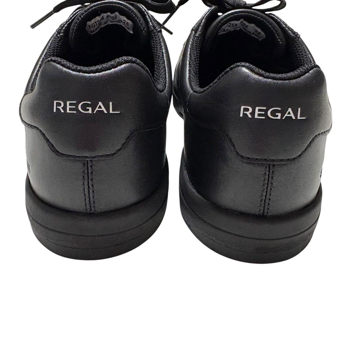 極美品☆リーガル／REGAL☆レザースニーカー ゴアテックス ブラック 男女兼用
