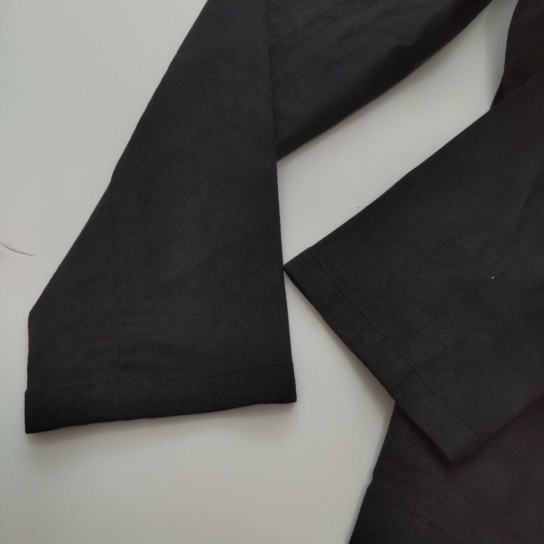 美品 セオリーリュクス ノーカラージャケット パンツスーツ セットアップ 黒