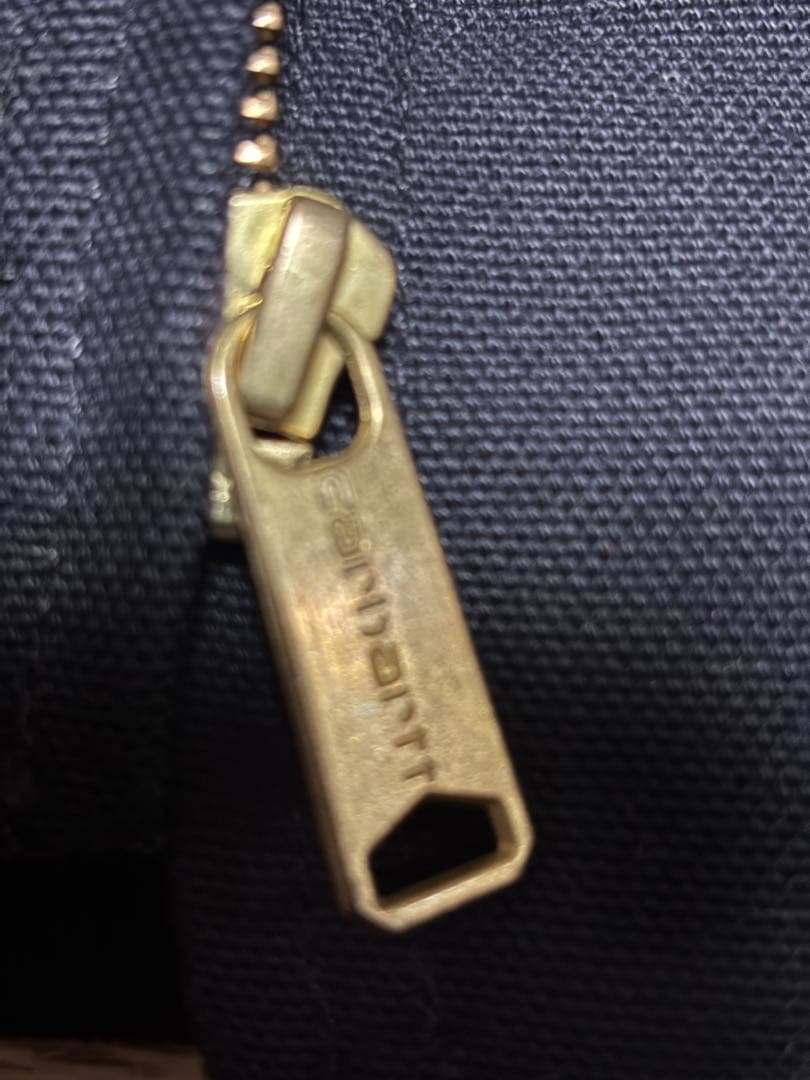 美品　USA製 Carhartt カーハート ジップアップパーカー ブラック
