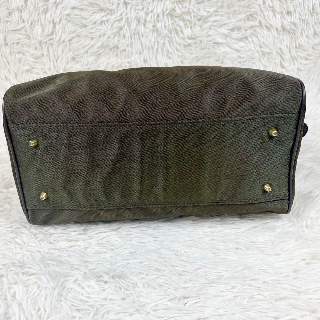 BALENCIAGA バレンシアガ　ボストンバッグ　ナイロン　グリーン