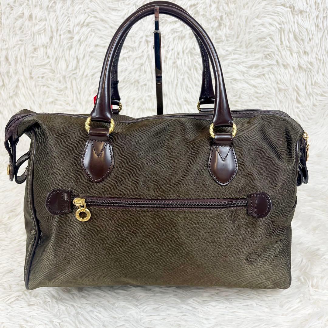 BALENCIAGA バレンシアガ　ボストンバッグ　ナイロン　グリーン