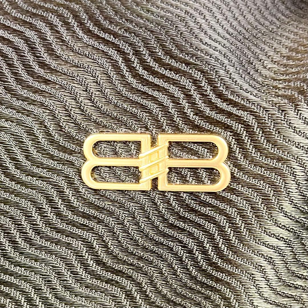 BALENCIAGA バレンシアガ　ボストンバッグ　ナイロン　グリーン