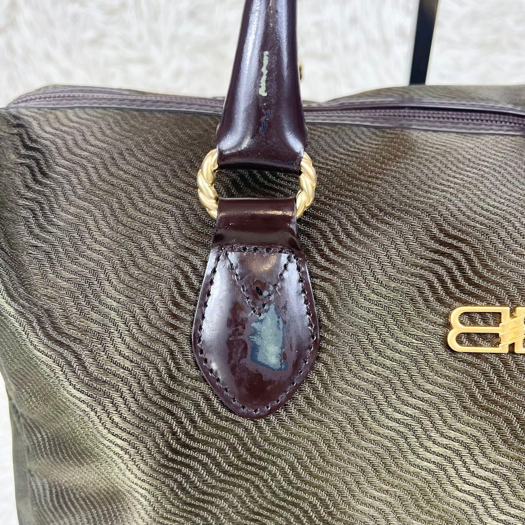 BALENCIAGA バレンシアガ　ボストンバッグ　ナイロン　グリーン