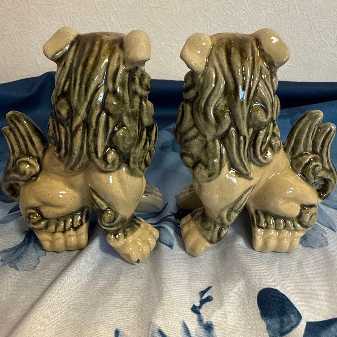 沖縄シーサー　琉球焼「くちゃ窯」作