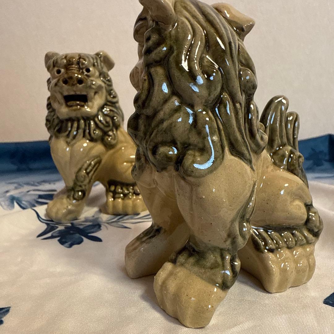 沖縄シーサー　琉球焼「くちゃ窯」作