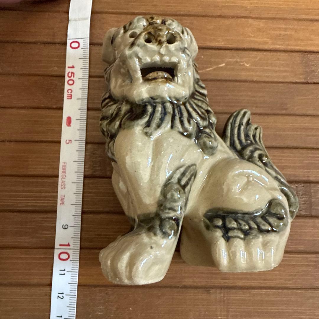 沖縄シーサー　琉球焼「くちゃ窯」作