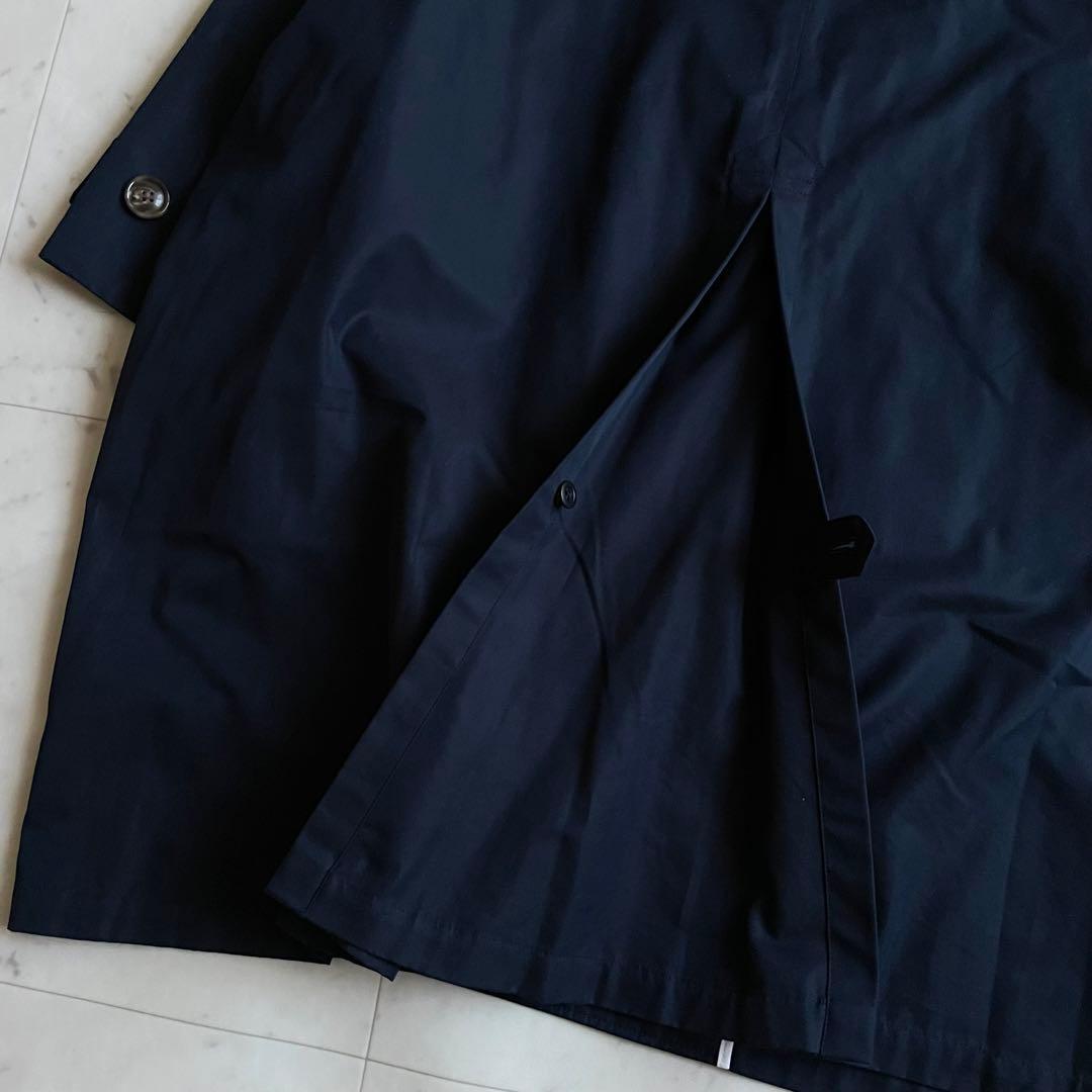 希少 美品 ティッカ トレンチコート ネイビー オーバーサイズ 大きめ ゆったり