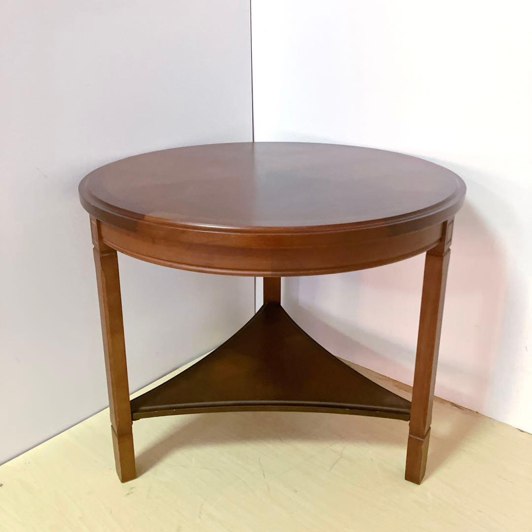 マルニ木工　maruni 地中海シリーズ　ラウンドテーブル　ローテーブル　サイド