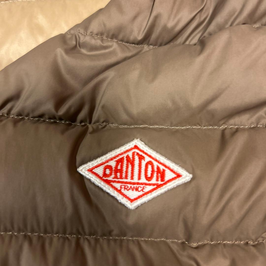 DANTON モカ　ダウンジャケット ツボママ