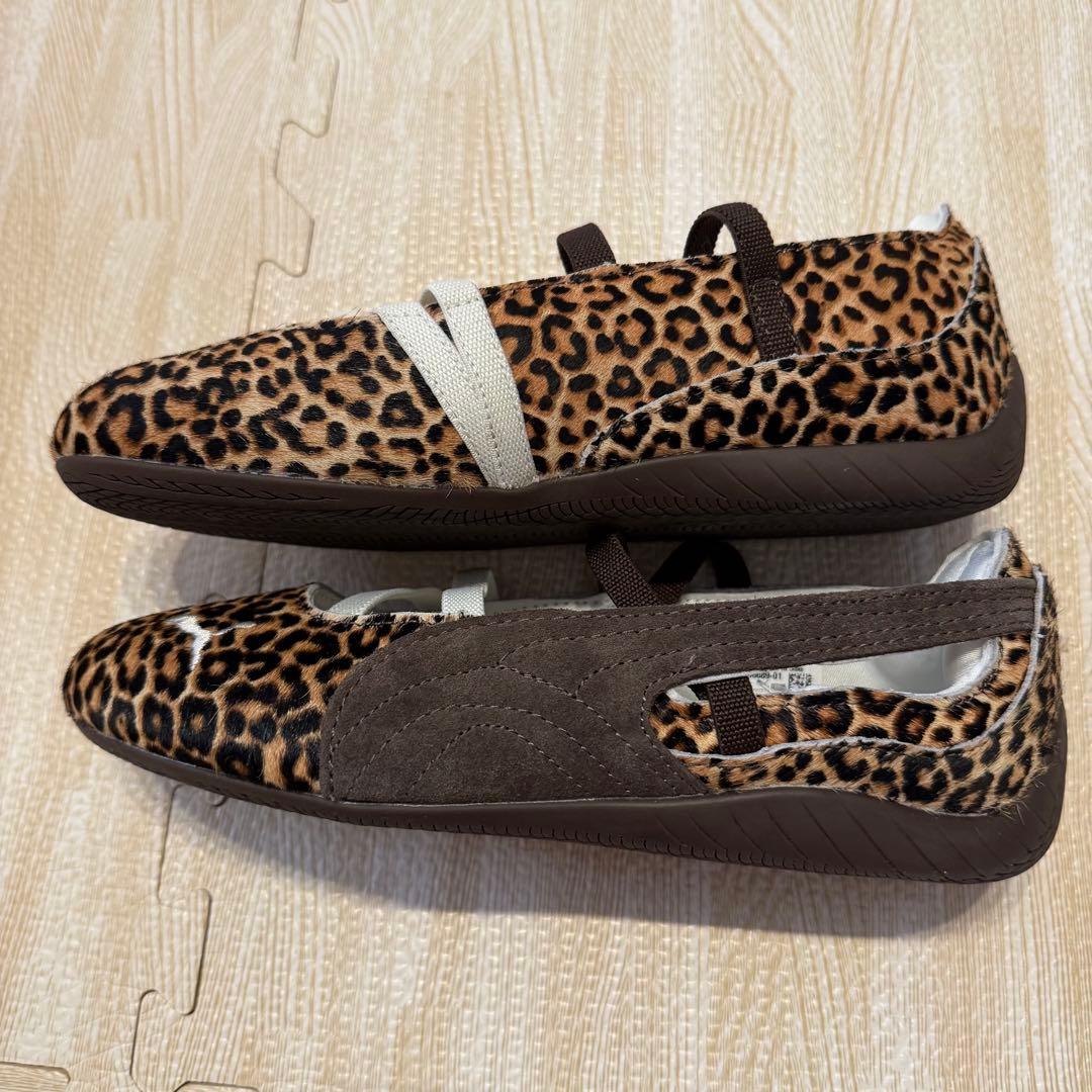 【箱なし 美品！】 プーマ スピードキャット バレエ レオパード 23.5cm