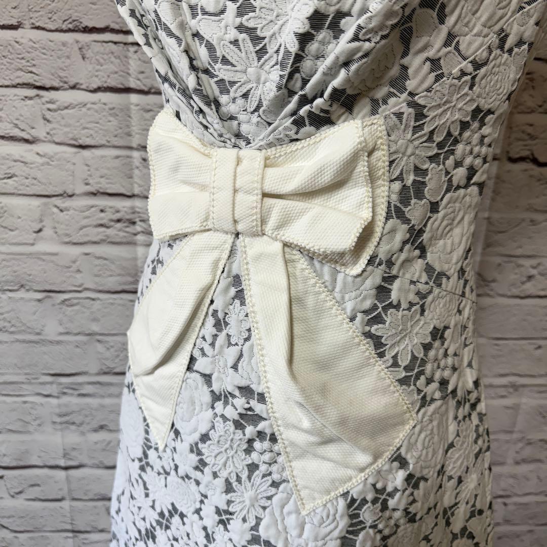 【ルイ ヴィトン】ワンピース パーティードレス 半袖 サイズ38 R-89