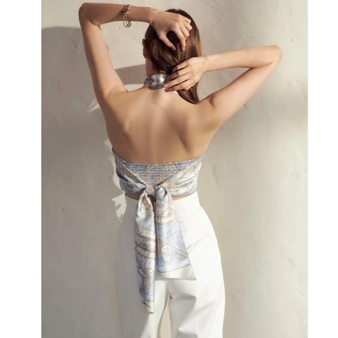 eimy istoire Voyage pattern スカーフデザイントップス