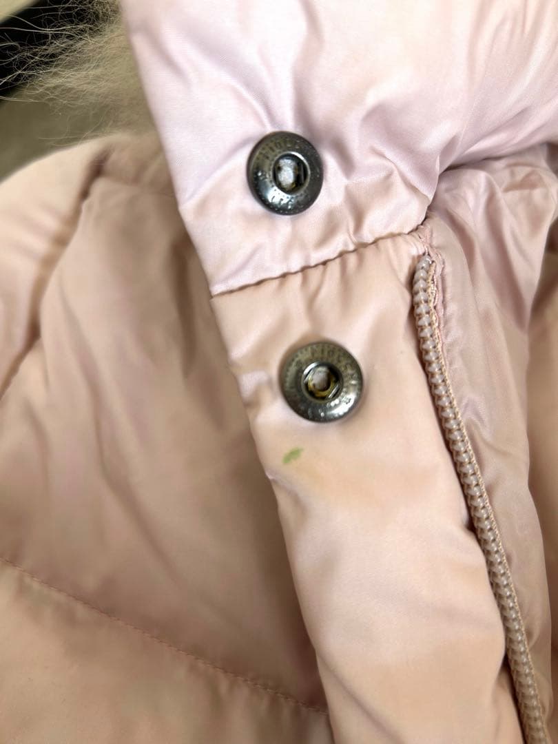 モンクレール ダウンジャケット バレンティーヌ フード付 ピンク 00 茶タグ